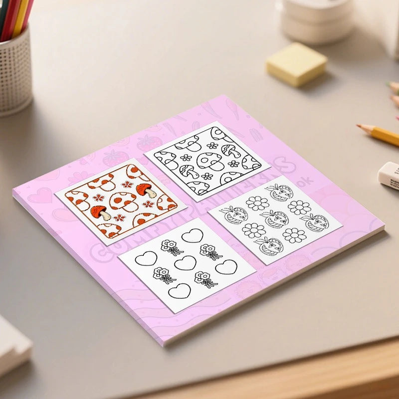Coloring Books Drawing Books Graffiti Hand-drawn Drawing Books Drawing Paper Coloring Books Coloring Books Tracing Books