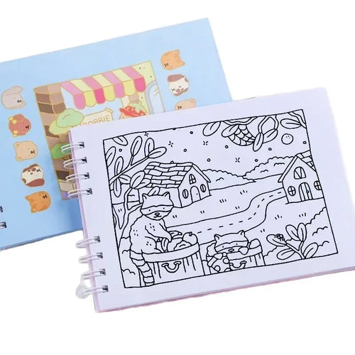 Bobbie Good Coloring Book for Adults and Teens Educational Doodle Book Coloring Books Students Stationery Children's Gifts